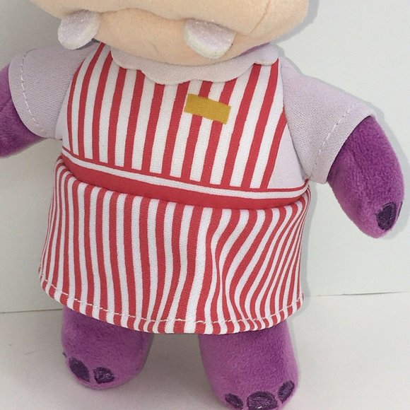 Disney Doc McStuffins Plush Hallie Hippo 8" Beanbag Stuffed Animal Hippopotamus - Picture 5 of 12